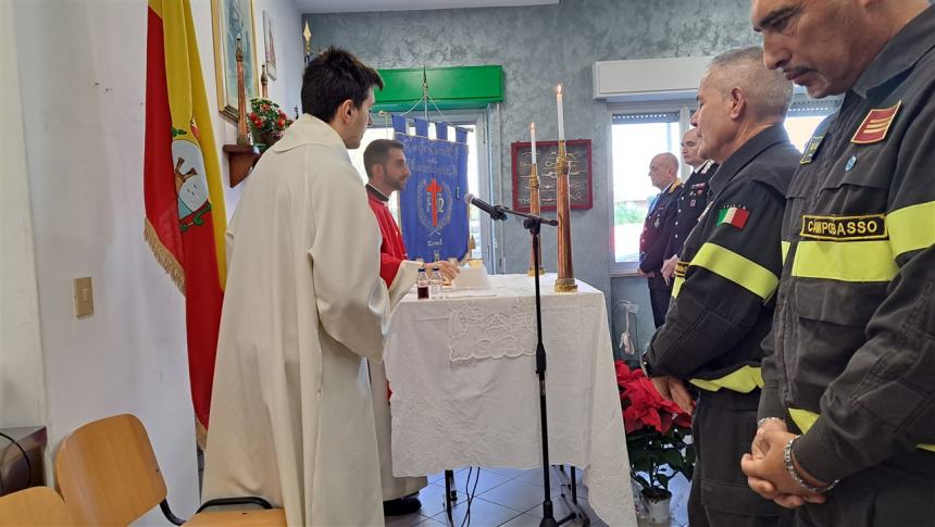 Santa Barbara alla caserma dei Vigili del fuoco