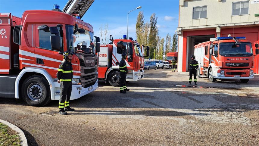 Santa Barbara alla caserma dei Vigili del fuoco