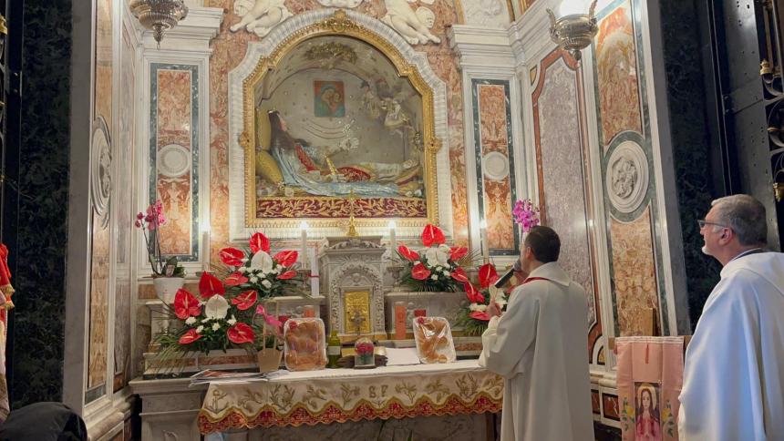 Pellegrinaggio al santuario di Santa Filomena per la comunità di Santa Croce di Magliano