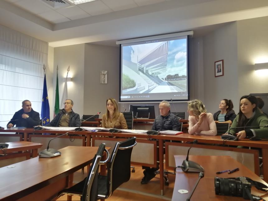 Stadio Bucci, ok dal Coni e presentato progetto: “Tribuna di 800 posti, circa 2 anni per i lavori”