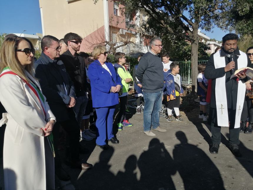 Inaugurato il parco dedicato a Emiliana Colitto: "Il suo nome sussurrato fra queste panchine" 