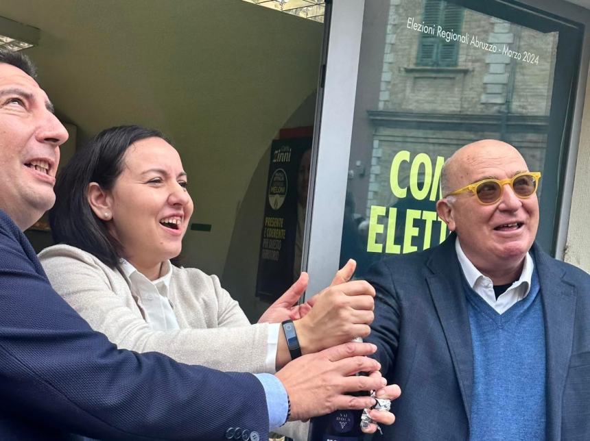 Carla Zinni inaugura il comitato elettorale: “L’Abruzzo deve continuare a crescere”