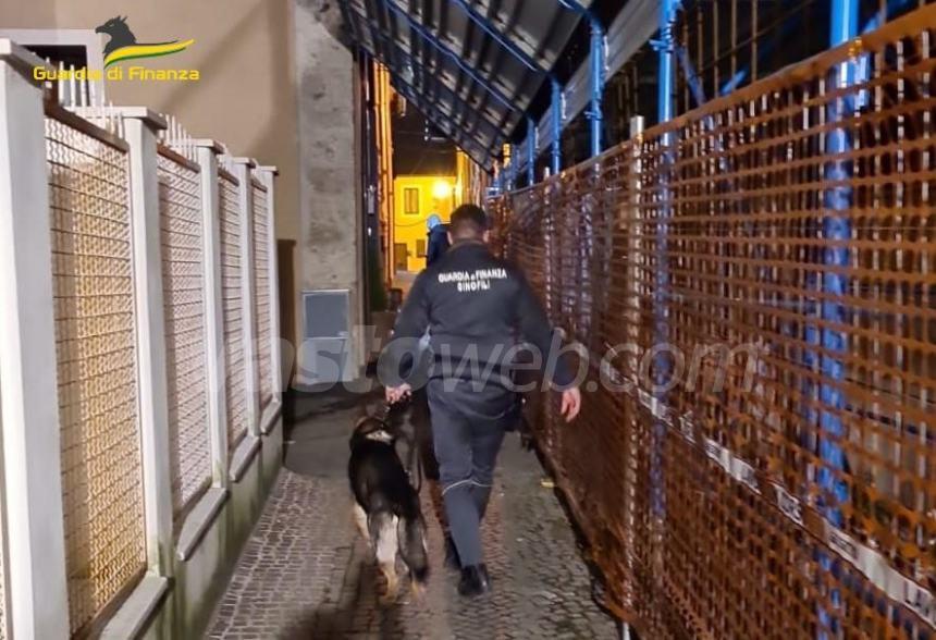 Controlli antidroga, sequestrati 80 grammi di hashish