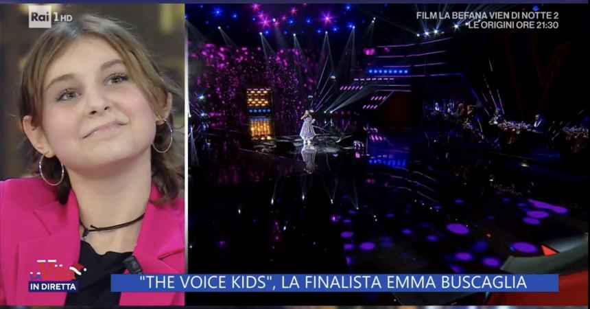 Emma Buscaglia  a “La vita in diretta”, il conduttore: “Sono impressionato”