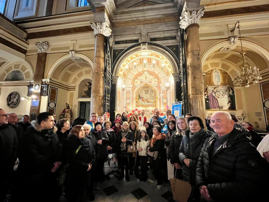 Pellegrinaggio al santuario di Santa Filomena per la comunità di Santa Croce di Magliano