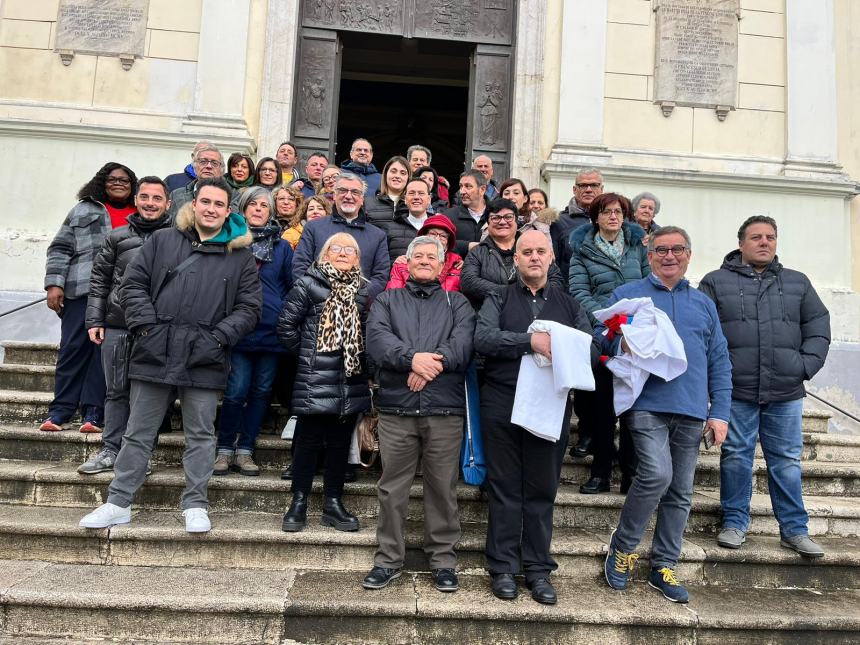 Pellegrinaggio al santuario di Santa Filomena per la comunità di Santa Croce di Magliano