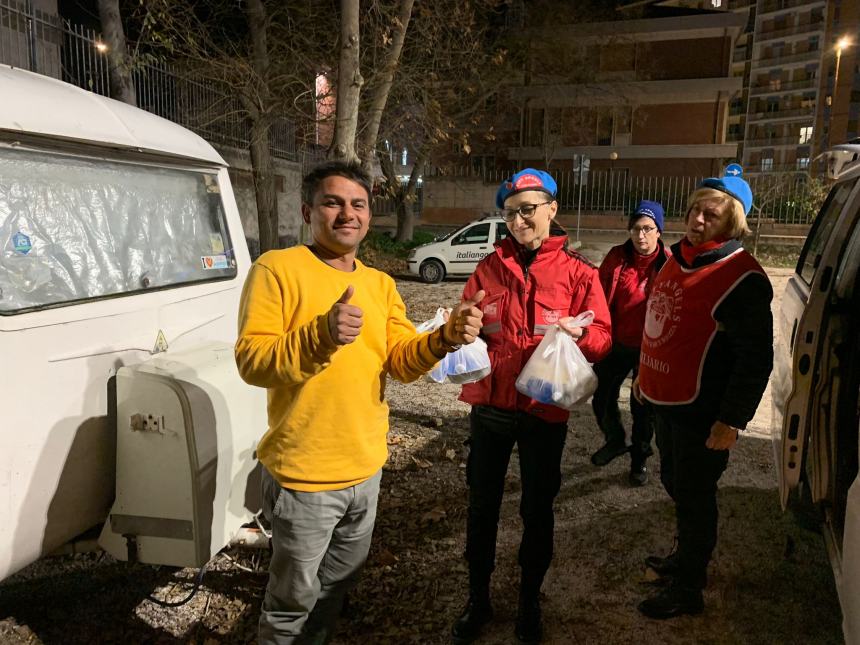 L'impegno dei volontari dell'associazione City Angels a Termoli