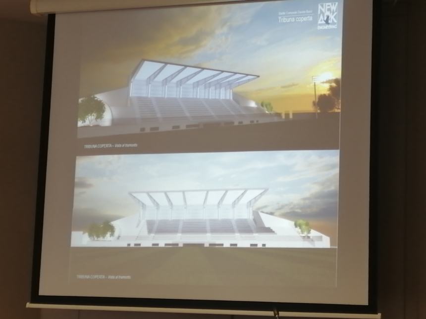 Stadio Bucci, ok dal Coni e presentato progetto: “Tribuna di 800 posti, circa 2 anni per i lavori”