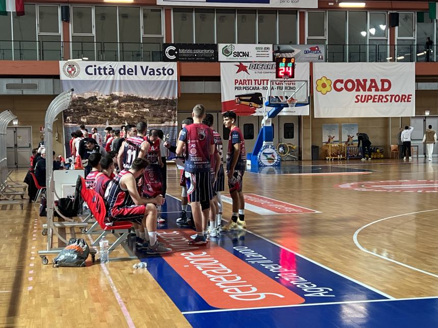 Vasto Basket da applausi: travolta la Torre Spes e vetta consolidata