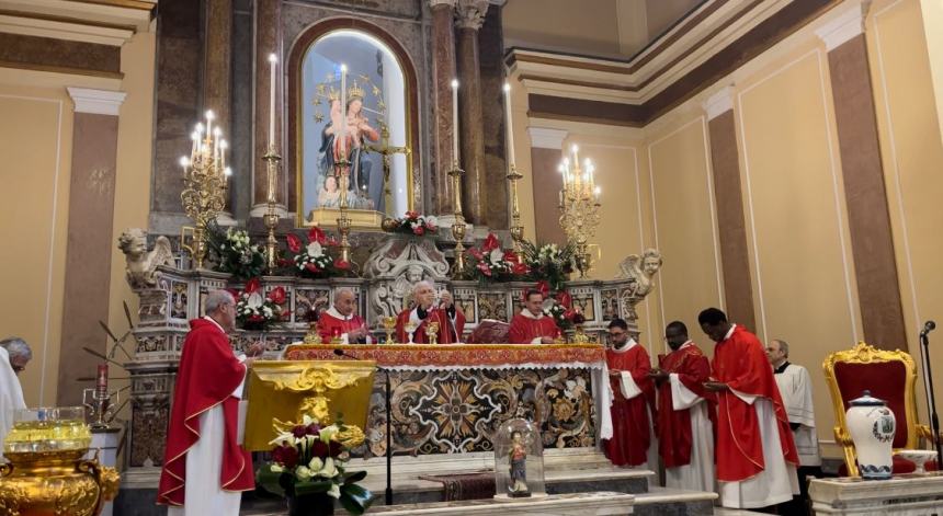 Pellegrinaggio al santuario di Santa Filomena per la comunità di Santa Croce di Magliano