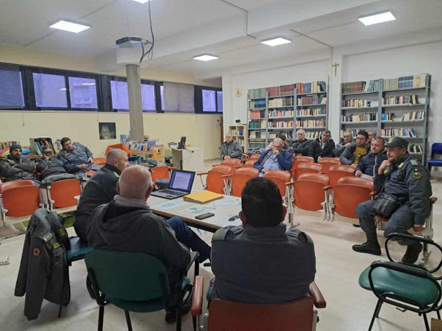 A Lentella 1° giorno di lezione per gli aspiranti agenti ittici volontari