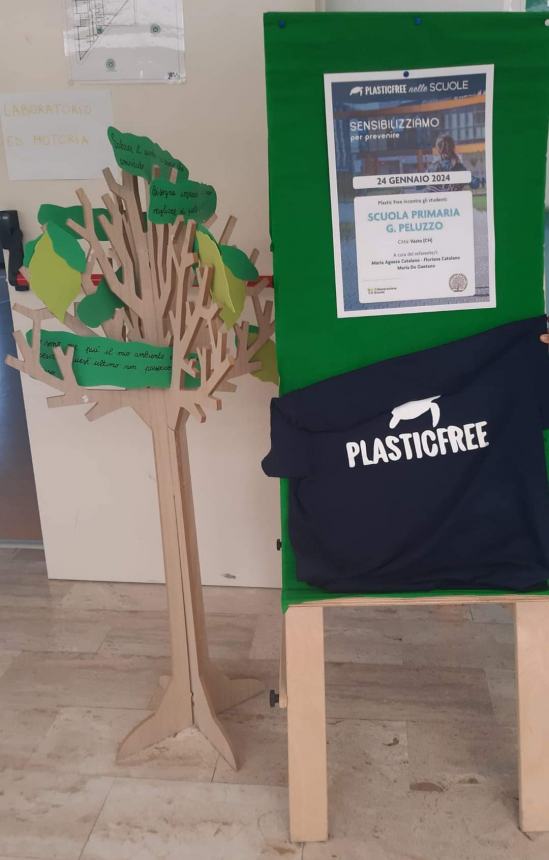 No all'inquinamento: gli alunni della Nuova Direzione Didattica a scuola di "Plastic free" 