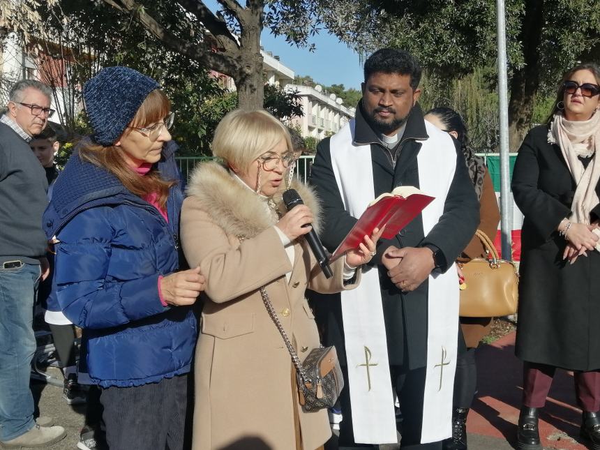 Inaugurato il parco dedicato a Emiliana Colitto: "Il suo nome sussurrato fra queste panchine" 