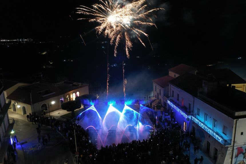 Lo spettacolo piromusicale a Campomarino