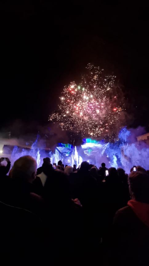 Lo spettacolo piromusicale a Campomarino