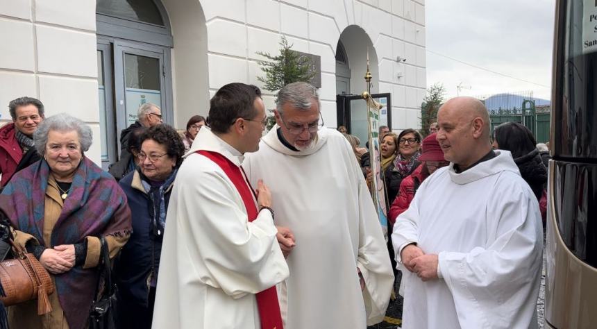 Pellegrinaggio al santuario di Santa Filomena per la comunità di Santa Croce di Magliano