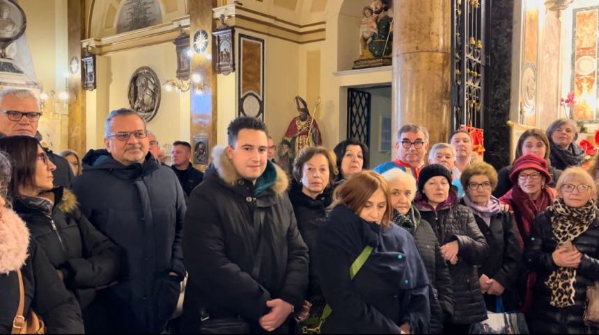 Pellegrinaggio al santuario di Santa Filomena per la comunità di Santa Croce di Magliano