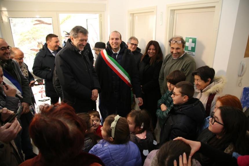 Il presidente Marsilio in visita a Casalanguida, Guilmi e Carpineto Sinello