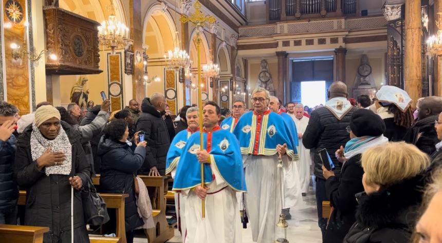 Pellegrinaggio al santuario di Santa Filomena per la comunità di Santa Croce di Magliano