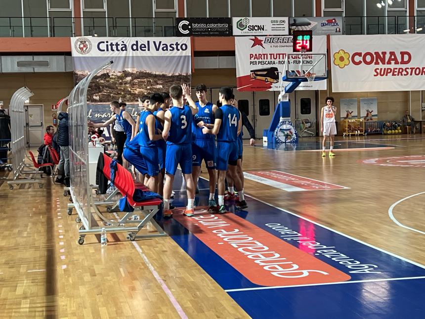 Vasto Basket forza 7: annichilita Roseto, ora la fuga è completa