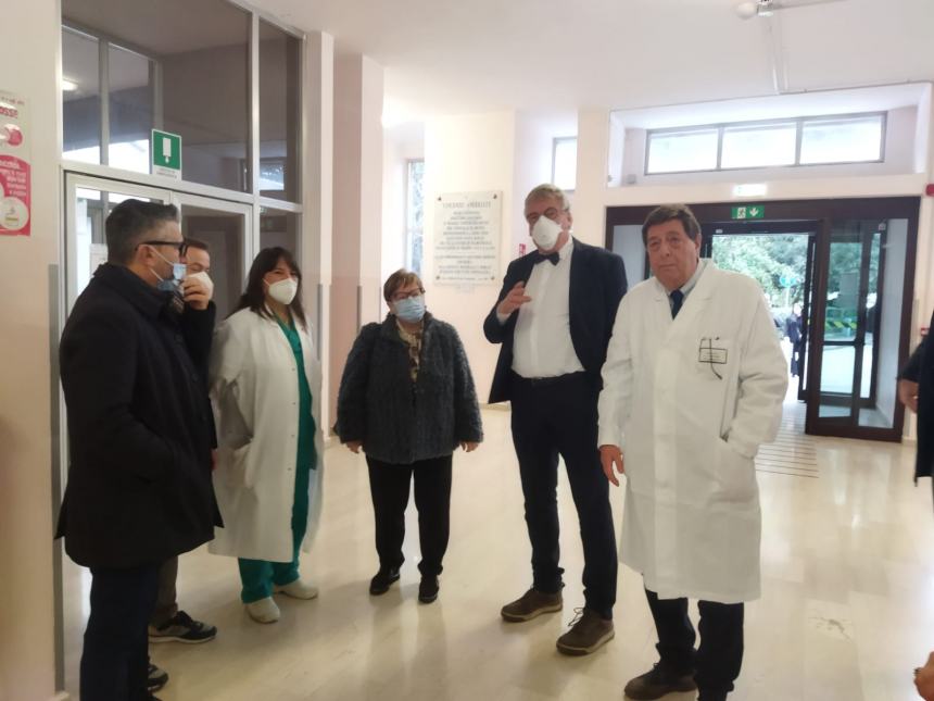 All'ospedale di Ortona  la prima visita del nuovo Direttore Sanitario Asl Flavia Pirola