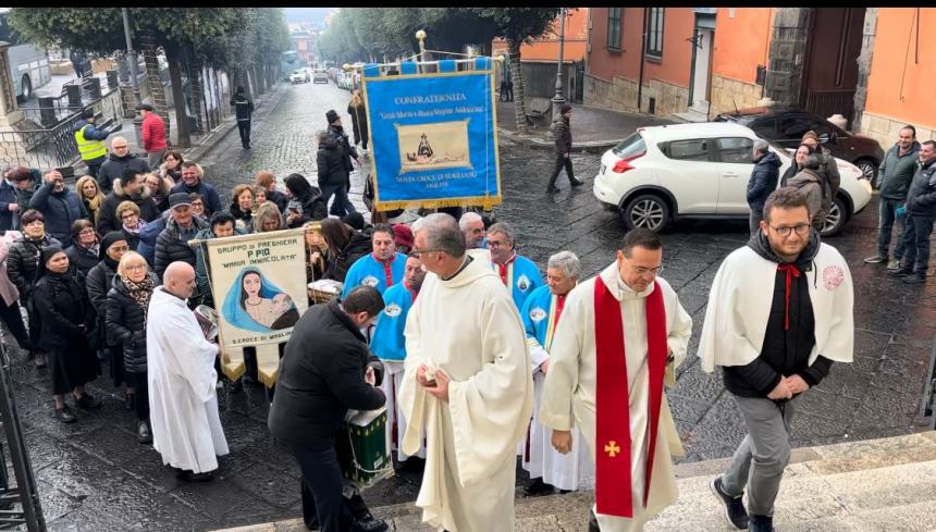 Pellegrinaggio al santuario di Santa Filomena per la comunità di Santa Croce di Magliano