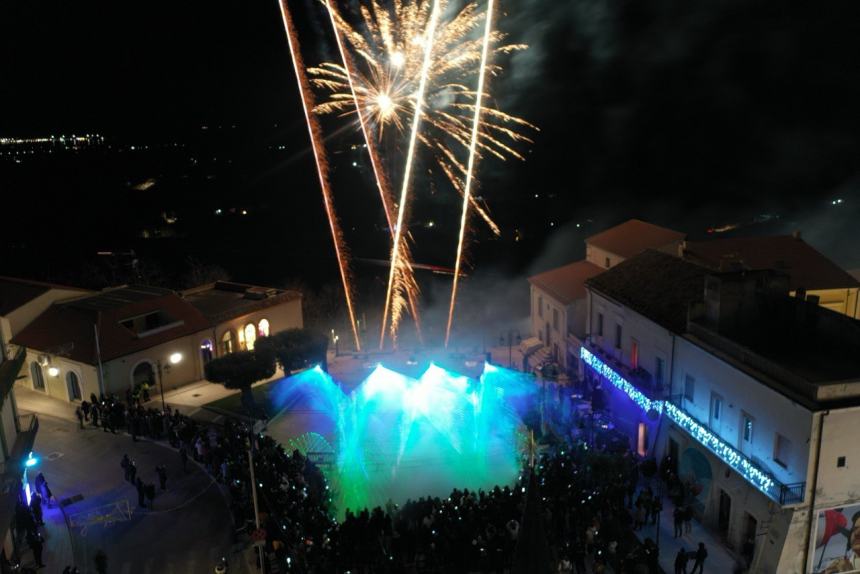 Lo spettacolo piromusicale a Campomarino