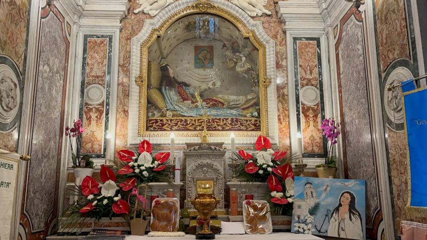 Pellegrinaggio al santuario di Santa Filomena per la comunità di Santa Croce di Magliano