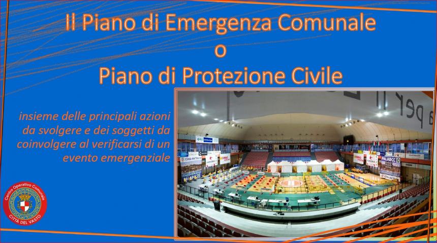 Presentato il piano di protezione civile: "Deve entrare nella cultura della cittadinanza" 