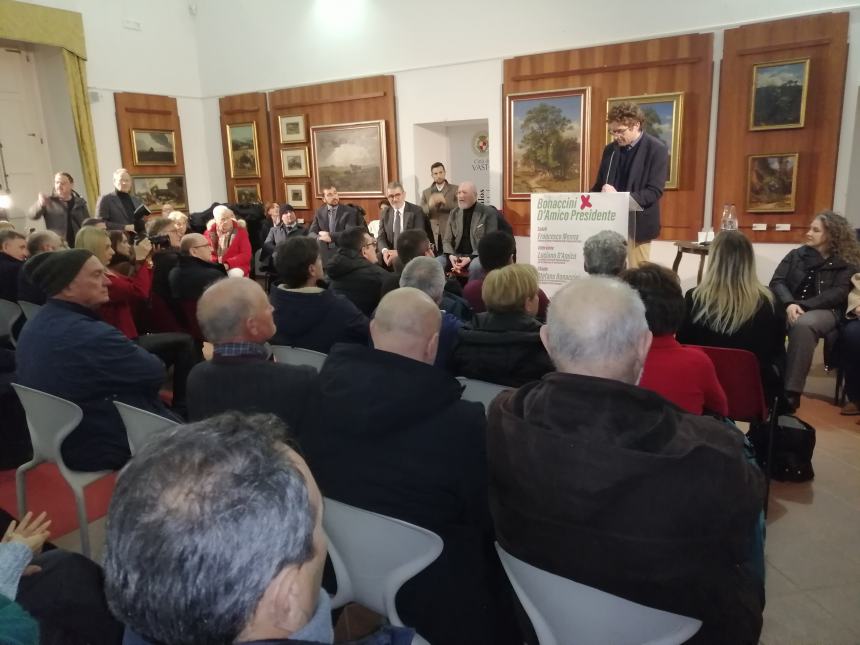 D’Amico con Bonaccini a Vasto: "Lavoro di qualità e sicuro per Abruzzo del futuro"