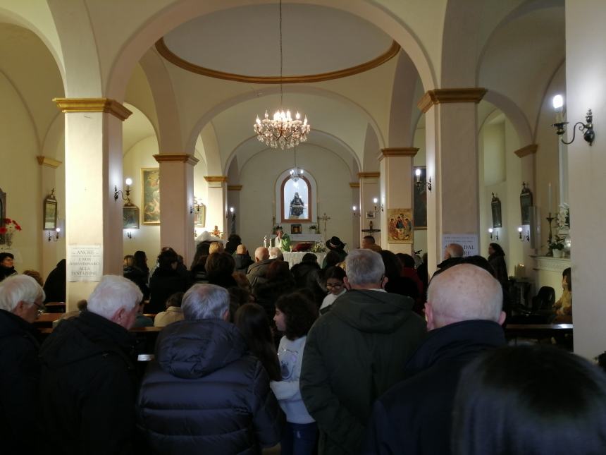 A Pagliarelli onore ai caduti della terra e a Sant'Antonio Abate con la benedizione degli animali 