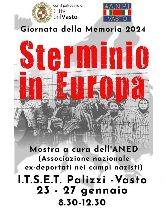 Giornata della memoria, al Palizzi la mostra “Sterminio in Europa”