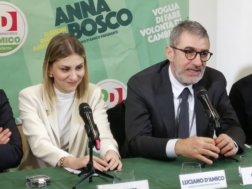 A Vasto il lancio della campagna Pd con Anna Bosco: “La mia esperienza a servizio dell’Abruzzo”