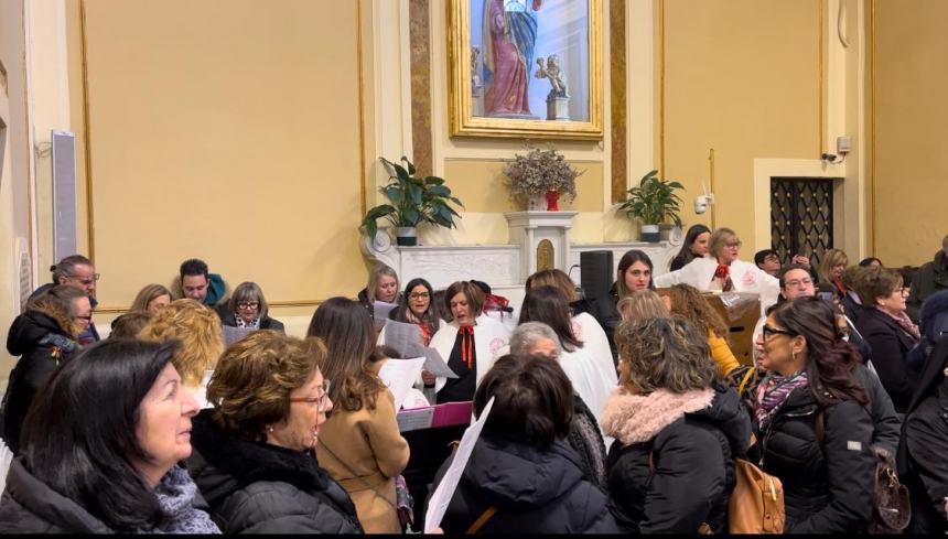 Pellegrinaggio al santuario di Santa Filomena per la comunità di Santa Croce di Magliano