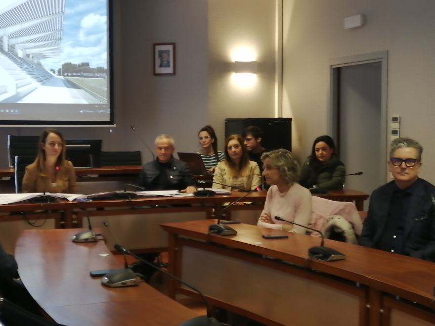 Stadio Bucci, ok dal Coni e presentato progetto: “Tribuna di 800 posti, circa 2 anni per i lavori”