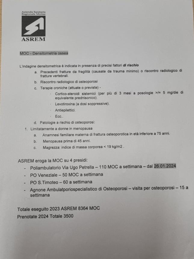 Nuova postazione Moc e bilancio delle attività, Di Santo: “L'Asrem parte dal territorio” 