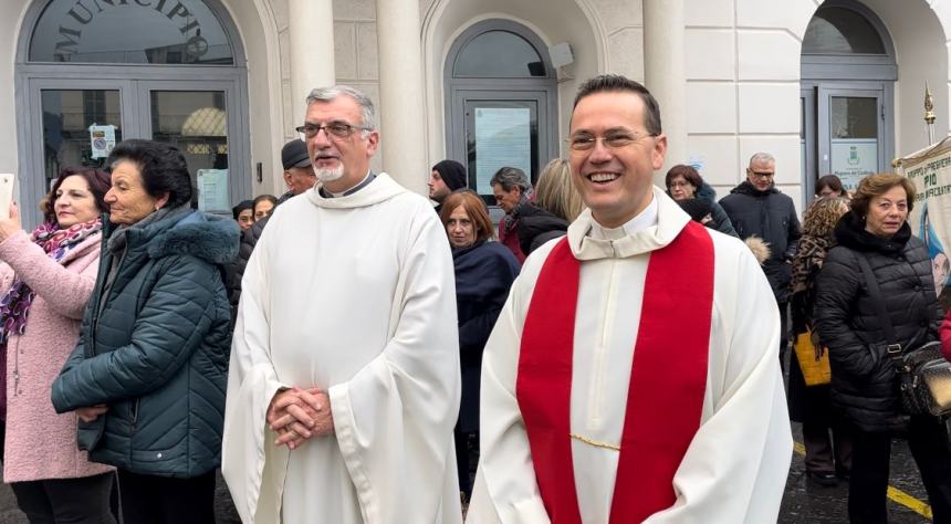 Pellegrinaggio al santuario di Santa Filomena per la comunità di Santa Croce di Magliano