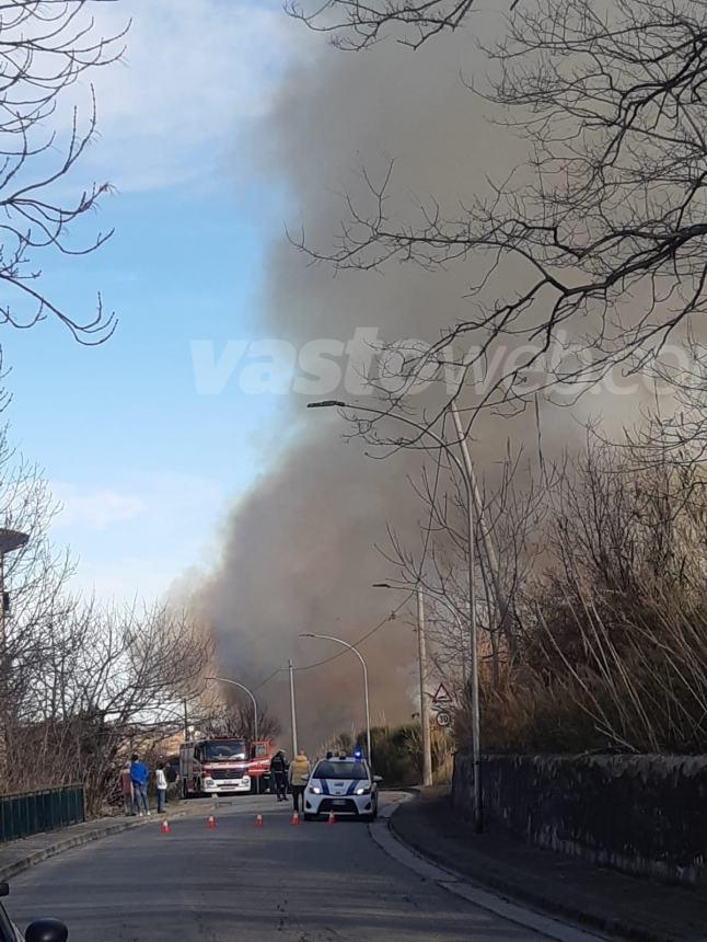 Incendio ad Atessa: bruciati oltre 6 ettari, individuato il responsabile