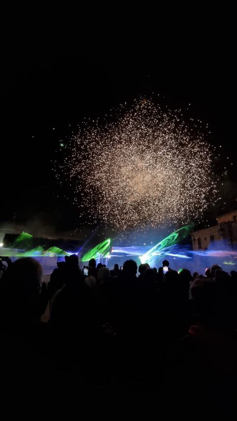 Lo spettacolo piromusicale a Campomarino