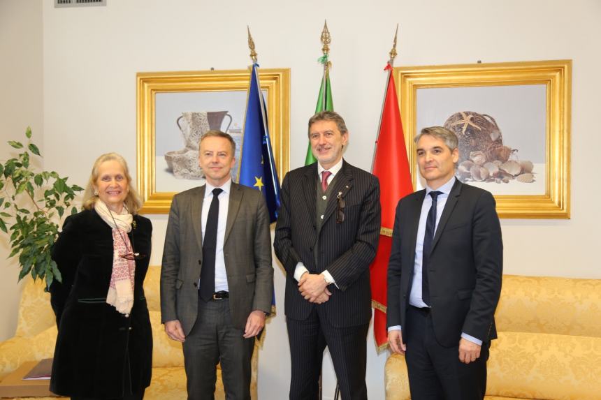 Marsilio a colloquio con l’ambasciatore Briens: possibili collaborazioni con la Francia