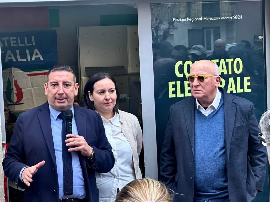 Carla Zinni inaugura il comitato elettorale: “L’Abruzzo deve continuare a crescere”