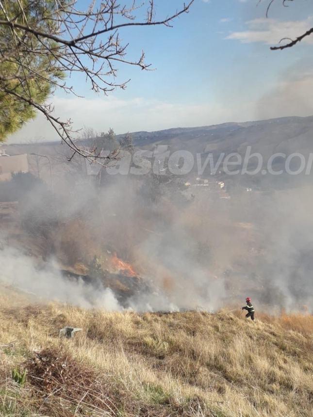 Incendio ad Atessa: bruciati oltre 6 ettari, individuato il responsabile