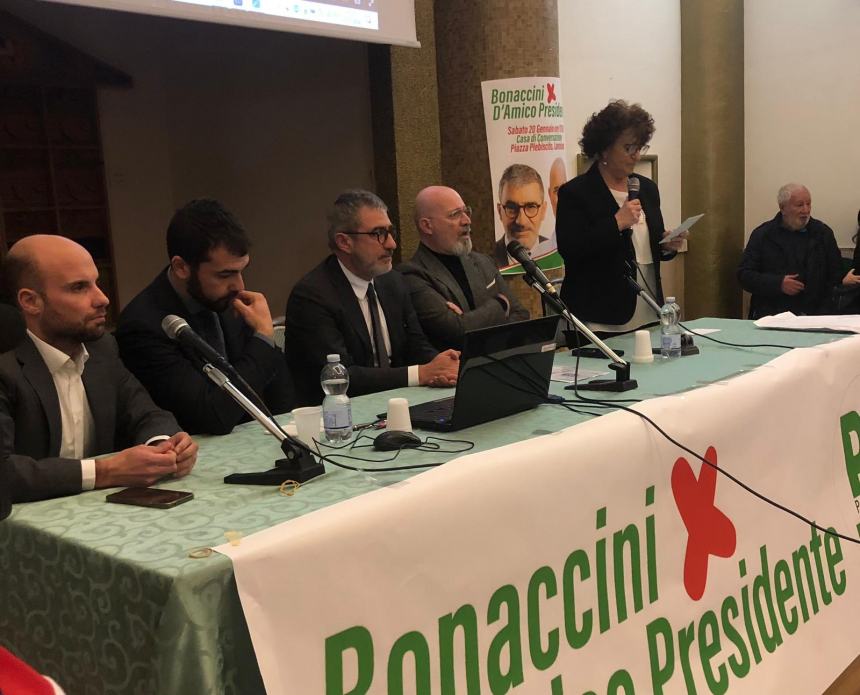 Bonaccini a Lanciano: "D’Amico è una persona autorevole e competente"