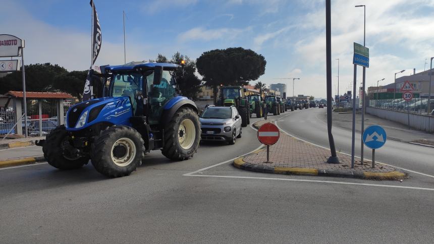 La protesta del mondo agricolo