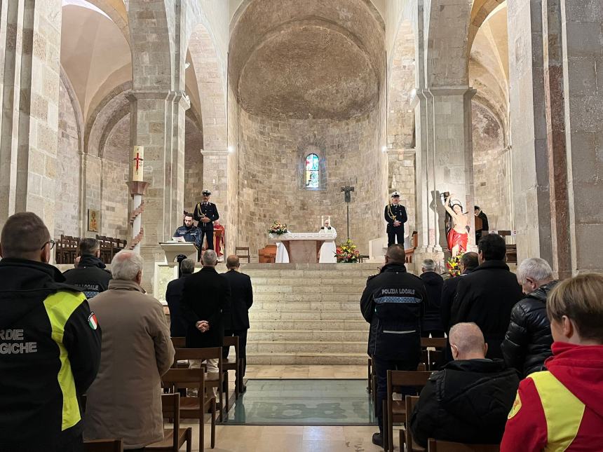 San Sebastiano: la messa in cattedrale per il patrono delle Polizie locali d'Italia