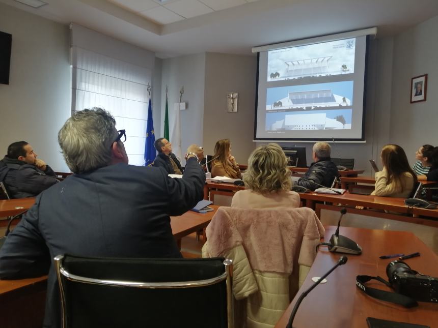 Stadio Bucci, ok dal Coni e presentato progetto: “Tribuna di 800 posti, circa 2 anni per i lavori”