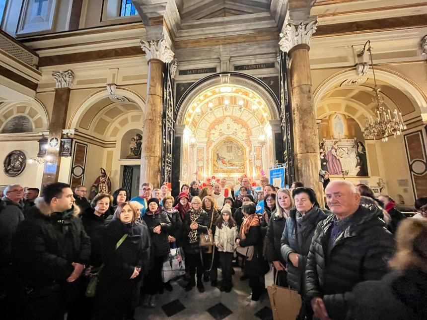 Pellegrinaggio al santuario di Santa Filomena per la comunità di Santa Croce di Magliano