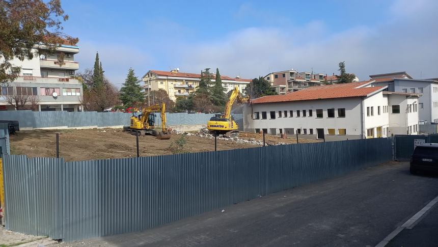 A San Salvo al via i lavori di abbattimento della scuola dell’infanzia di Sant’Antonio