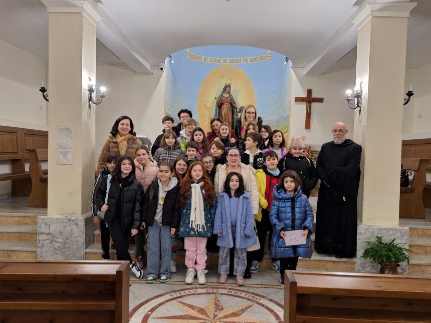 Studenti della Spataro alla scoperta del Santuario della Madonna dei Miracoli