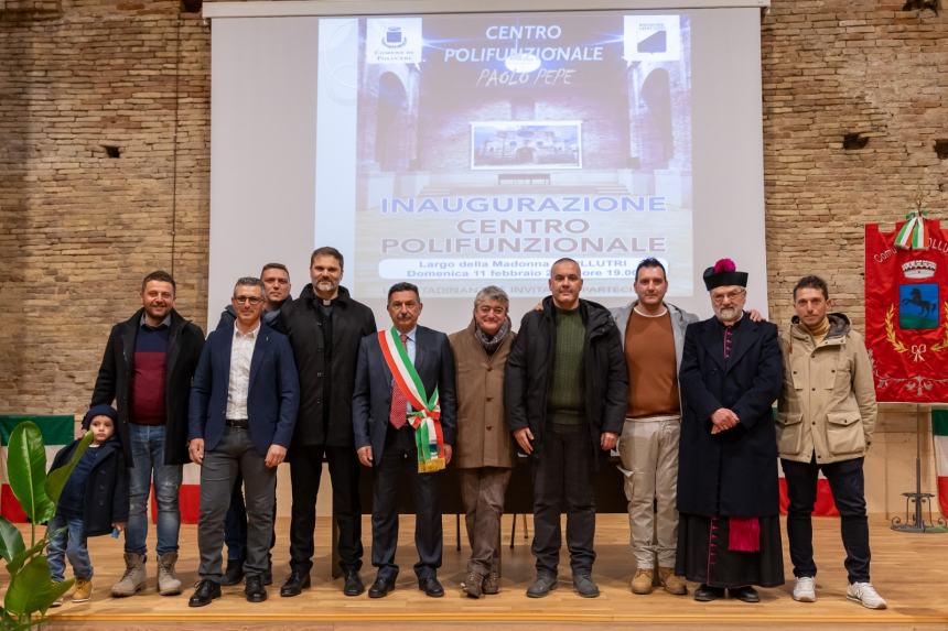 Inaugurato il Centro Polifunzionale Paolo Pepe a Pollutri